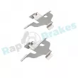Kit d'accessoires, plaquette de frein à disque RAP BRAKES R-U0370 - Visuel 3