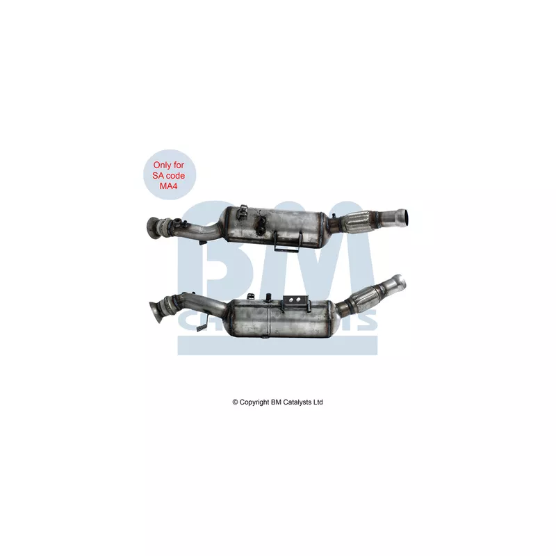 Filtre à particules / à suie, échappement BM CATALYSTS BM11567H