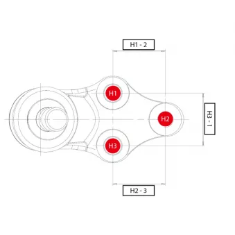 Rotule de suspension CTR CB0603