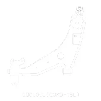 Triangle ou bras de suspension (train avant) CTR CQ0100L
