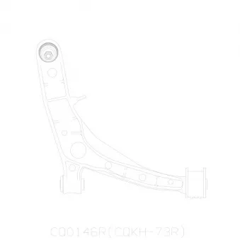 Triangle ou bras de suspension (train avant) CTR CQ0146R