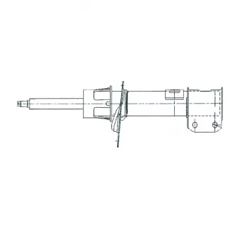 Amortisseur arrière gauche CTR GY0331G