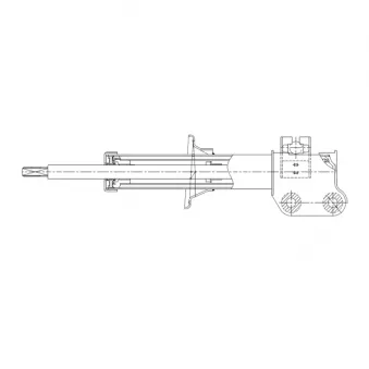 Amortisseur avant droit CTR GY0389G