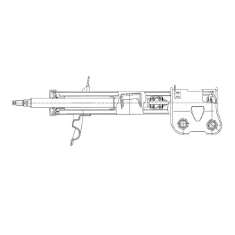 Amortisseur avant droit CTR GY1435G