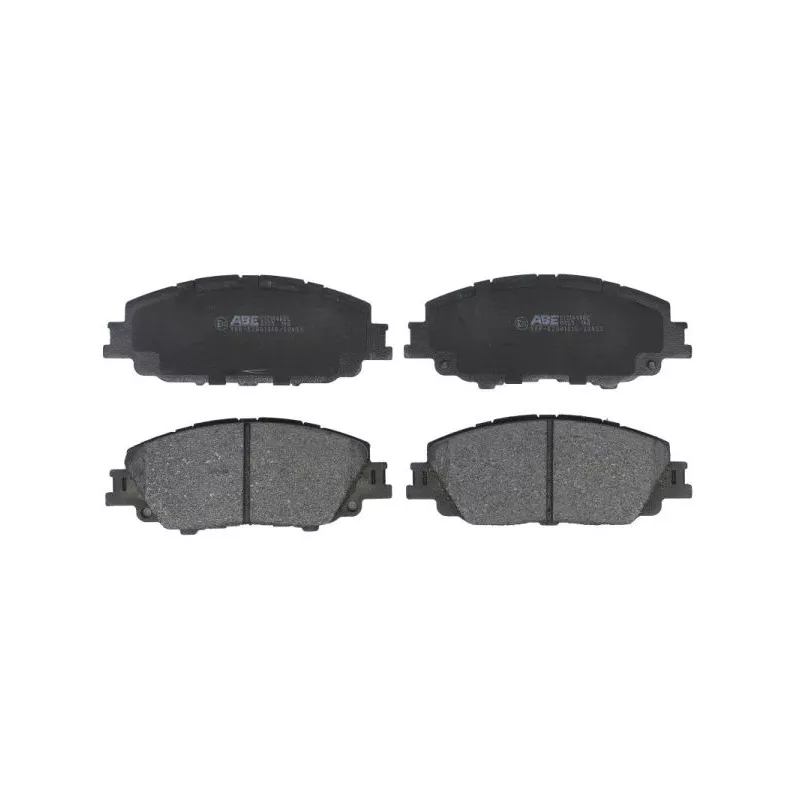 Jeu de 4 plaquettes de frein avant ABE C12144ABE