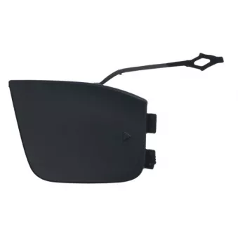 Recouvrement de pare-chocs, dispositif d'attelage avant gauche BLIC