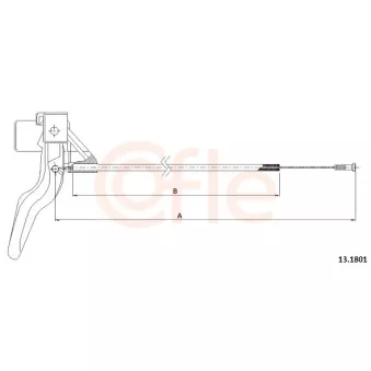 Tirette de capot moteur COFLE