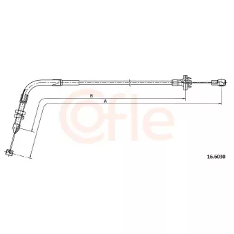Câble d'accélération COFLE 16.6030