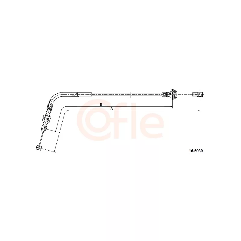 Câble d'accélération COFLE 16.6030