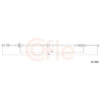 Câble d'accélération COFLE 16.7002