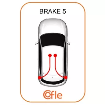 Tirette à câble, frein de stationnement COFLE