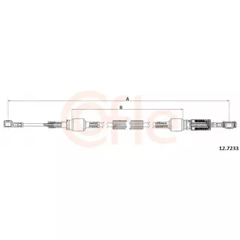 Tirette à câble, boîte de vitesse manuelle COFLE