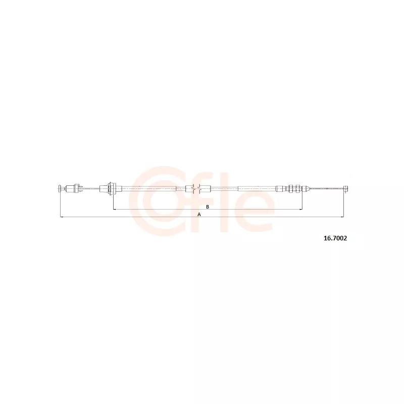 Câble d'accélération COFLE 92.16.7002
