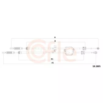 Tirette à câble, boîte de vitesse manuelle COFLE