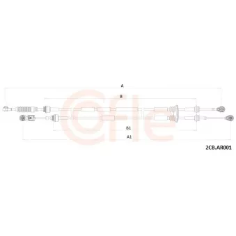 Tirette à câble, boîte de vitesse manuelle COFLE