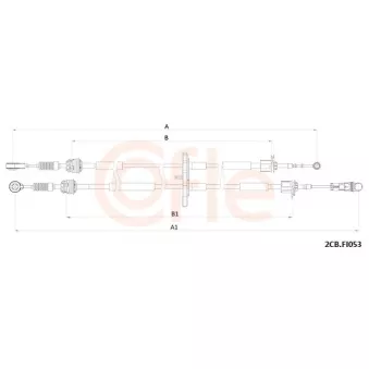 Tirette à câble, boîte de vitesse manuelle COFLE