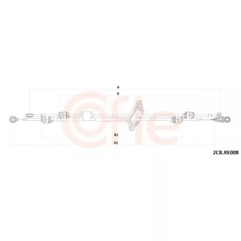 Tirette à câble, boîte de vitesse manuelle COFLE