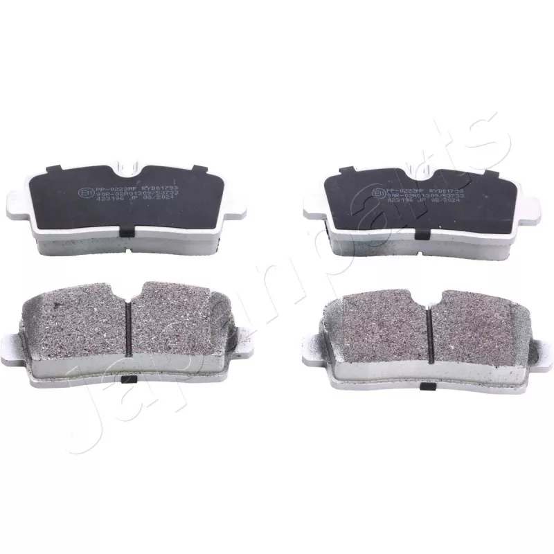 Jeu de 4 plaquettes de frein avant JAPANPARTS PP-0223AF