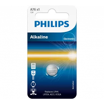 Pile Bouton LR 44 PHILIPS A76/01B