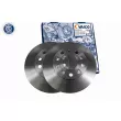 Jeu de 2 disques de frein arrière VAICO V10-40070 - Visuel 2