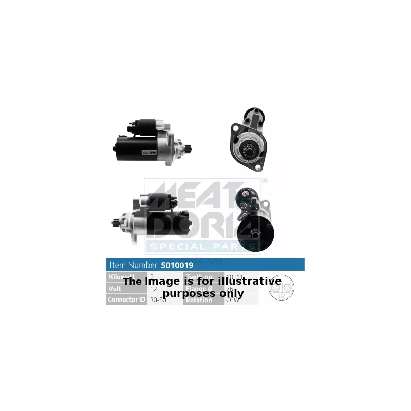 Démarreur MEAT & DORIA 5010019G