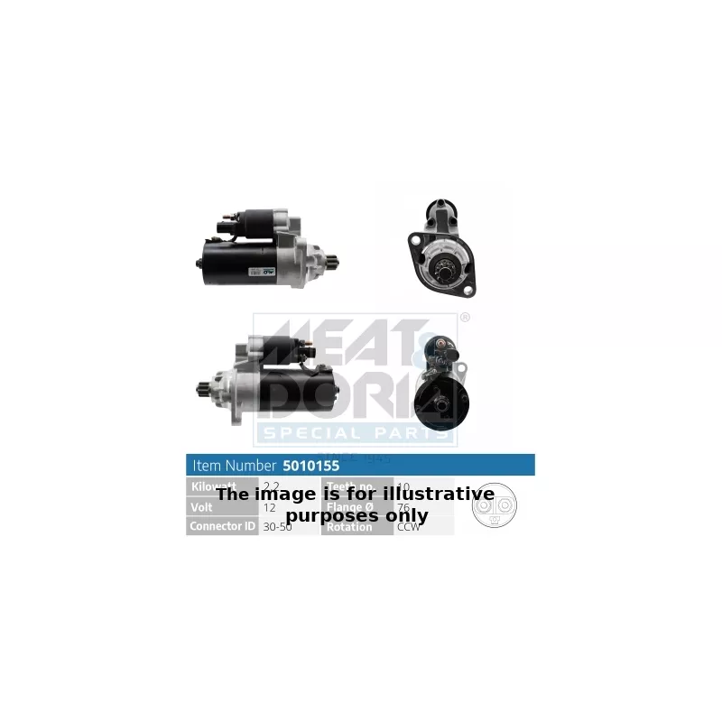 Démarreur MEAT & DORIA 5010155G