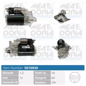Démarreur MEAT & DORIA 5010930