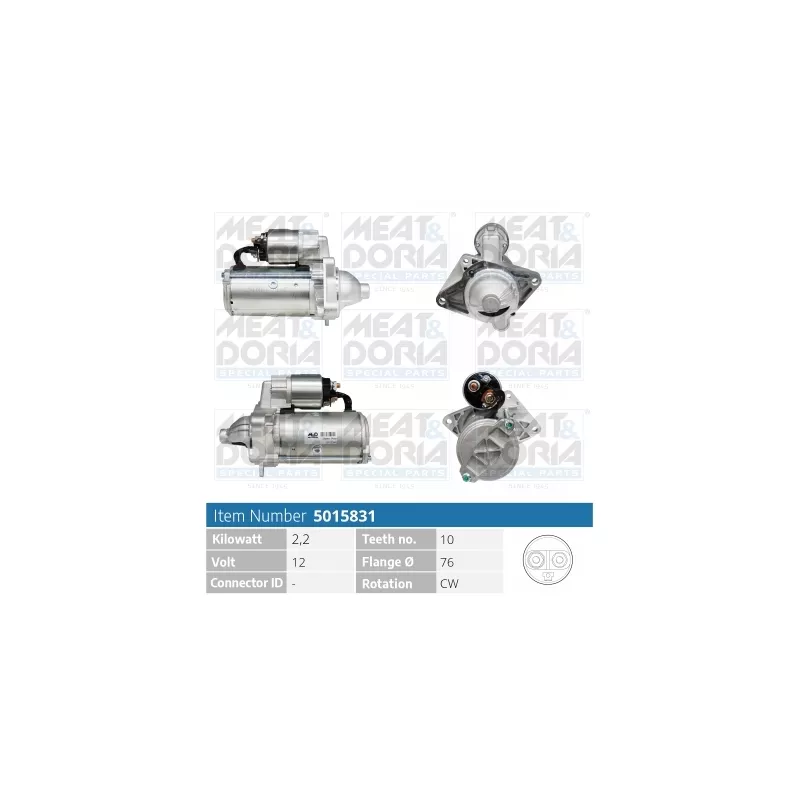 Démarreur MEAT & DORIA 5015831