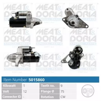 Démarreur MEAT & DORIA 5015860