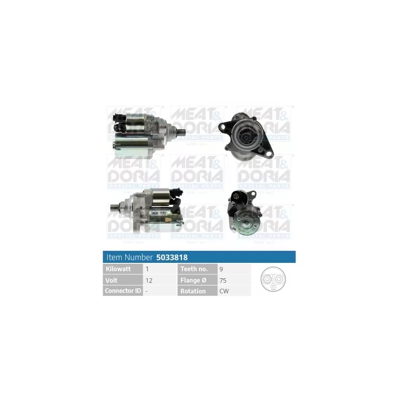 Démarreur MEAT & DORIA 5033818