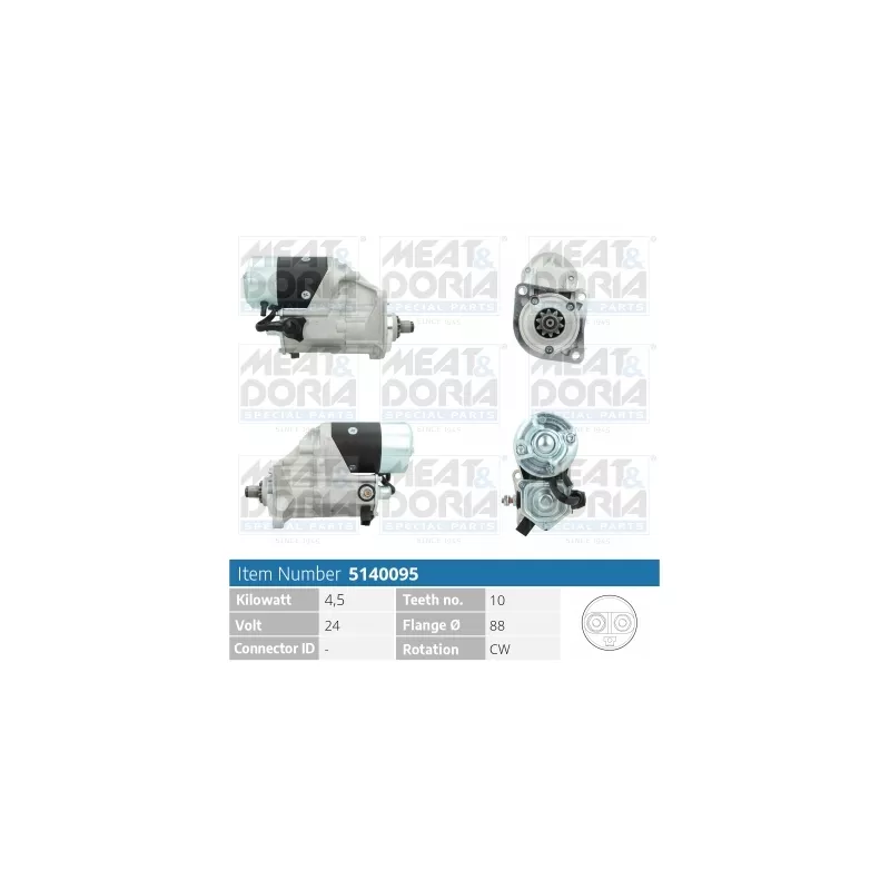 Démarreur MEAT & DORIA 5140095