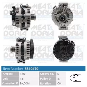 Alternateur MEAT & DORIA 5510470