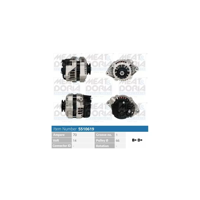 Alternateur MEAT & DORIA 5510619
