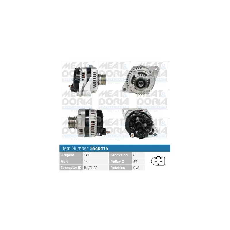 Alternateur MEAT & DORIA 5540415