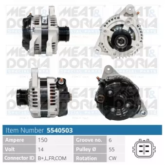 Alternateur MEAT & DORIA 5540503