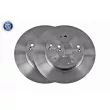 Jeu de 2 disques de frein arrière ACKOJA A26-40004 - Visuel 1