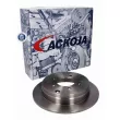 Jeu de 2 disques de frein arrière ACKOJA A52-2513 - Visuel 2