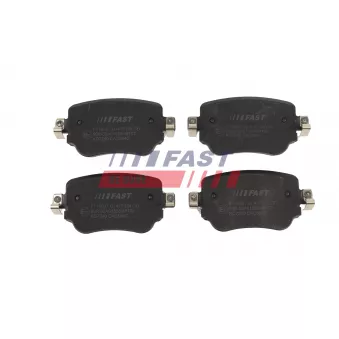 Jeu de 4 plaquettes de frein avant FAST FT10327