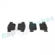Jeu de 4 plaquettes de frein arrière RAP BRAKES R-P1752 - Visuel 3