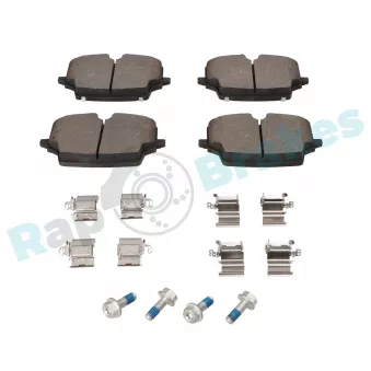 Jeu de 4 plaquettes de frein avant RAP BRAKES R-P1749