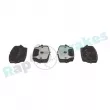 Jeu de 4 plaquettes de frein avant RAP BRAKES R-P1749 - Visuel 3