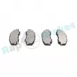Jeu de 4 plaquettes de frein avant RAP BRAKES R-P1747 - Visuel 3