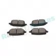 Jeu de 4 plaquettes de frein arrière RAP BRAKES R-P1746 - Visuel 2