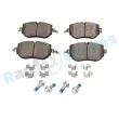 Jeu de 4 plaquettes de frein avant RAP BRAKES R-P1739 - Visuel 1