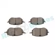 Jeu de 4 plaquettes de frein avant RAP BRAKES R-P1739 - Visuel 2