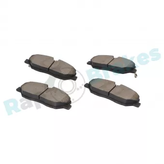 Jeu de 4 plaquettes de frein avant RAP BRAKES R-P1732