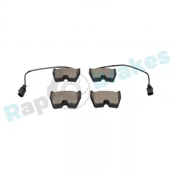 Jeu de 4 plaquettes de frein avant RAP BRAKES R-P1725