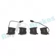 Jeu de 4 plaquettes de frein avant RAP BRAKES R-P1725 - Visuel 3