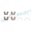 Kit d'accessoires, plaquette de frein à disque RAP BRAKES R-U0376 - Visuel 1