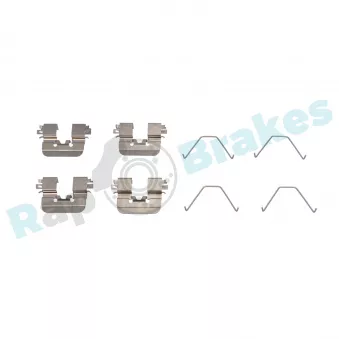 Kit d'accessoires, plaquette de frein à disque RAP BRAKES R-U0376